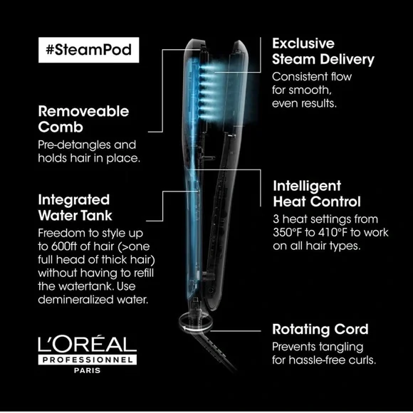 L'Oreal Steampod Flat Iron & Styler - Picture 10 of 10